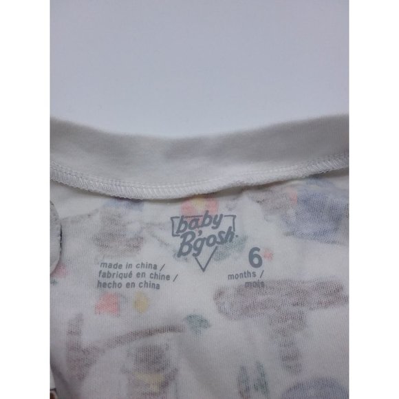 Baby B'gosh Infant Boys Sleeper Footie Size 6 Months Animals Camping Theme - Picture 7 of 10